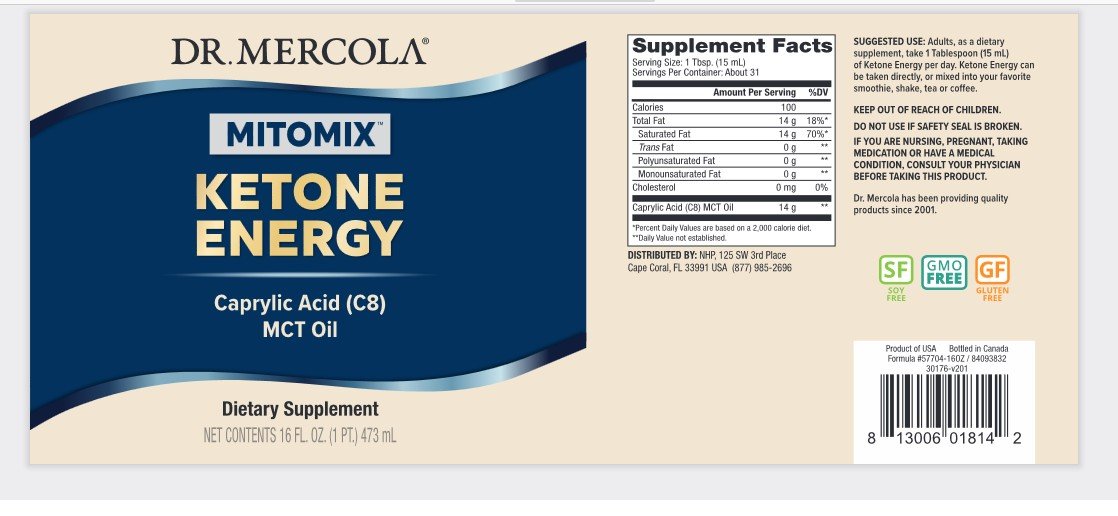 Dr. Mercola Pure Power Ketone Energy 16 oz Liquid - VitaminLife