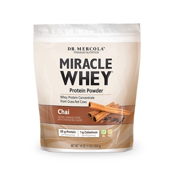 Dr. Mercola Miracle Whey Chai 1 lb Powder