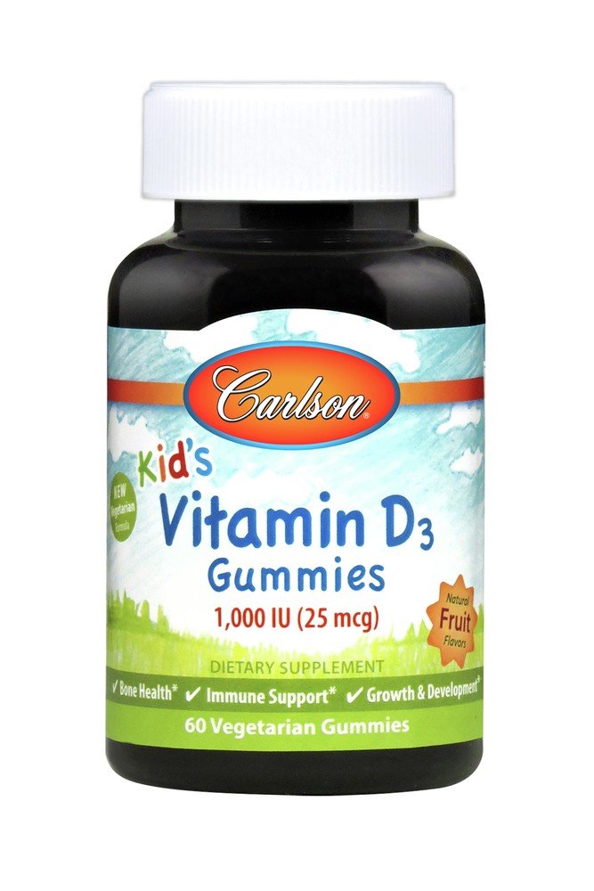 Carlson Laboratories Kid's Vitamin D3 Gummies 60 Gummy