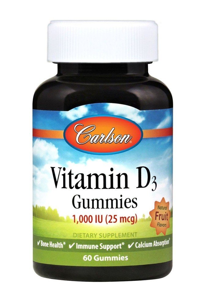 Carlson Laboratories Vitamin D3 Gummies 60 Gummy