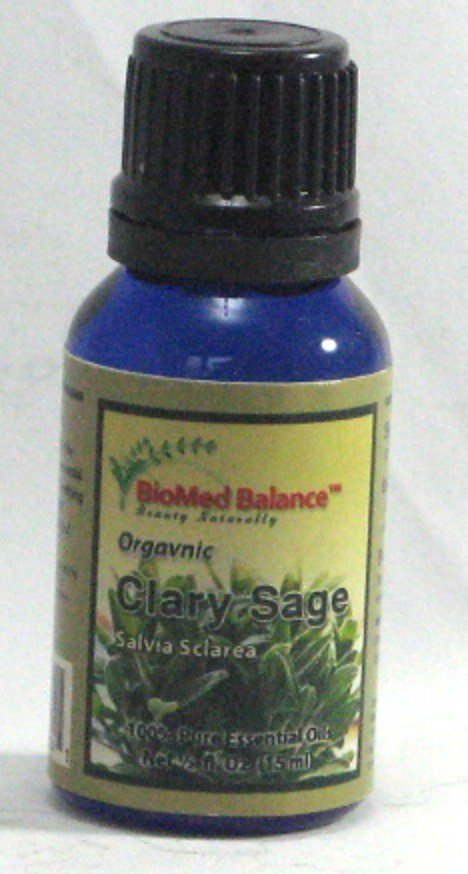 BioMed Balance Organic Clary Sage Essential Oil 15 ml Oil