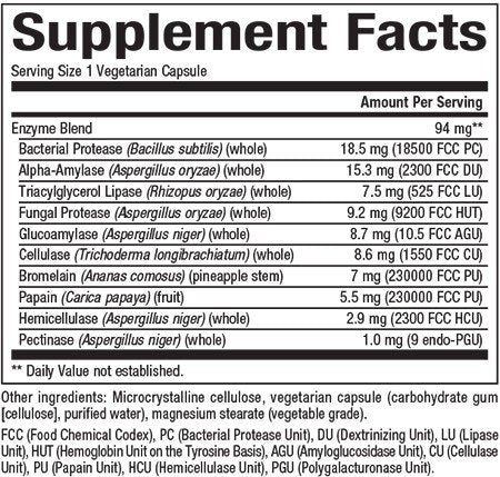 Natural Factors ClenZyme Extra Strength 90 VegCap