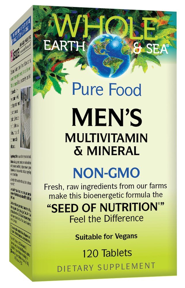 Natural Factors Whole Earth & Sea Mens l Multivitamin & Mineral 120 Tablet