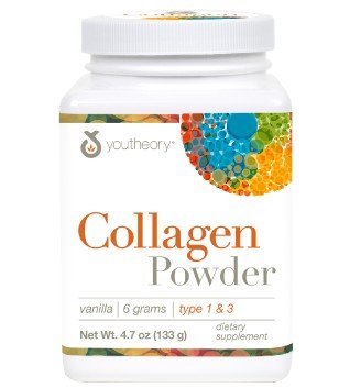 Youtheory Collagen Powder Vanilla 4.7 oz Powder