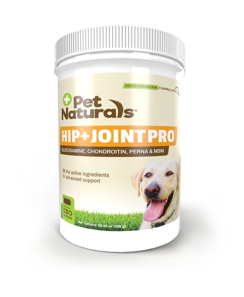 Pet Naturals Of Vermont HIP + JOINT PRO for Dogs 130 Chewable