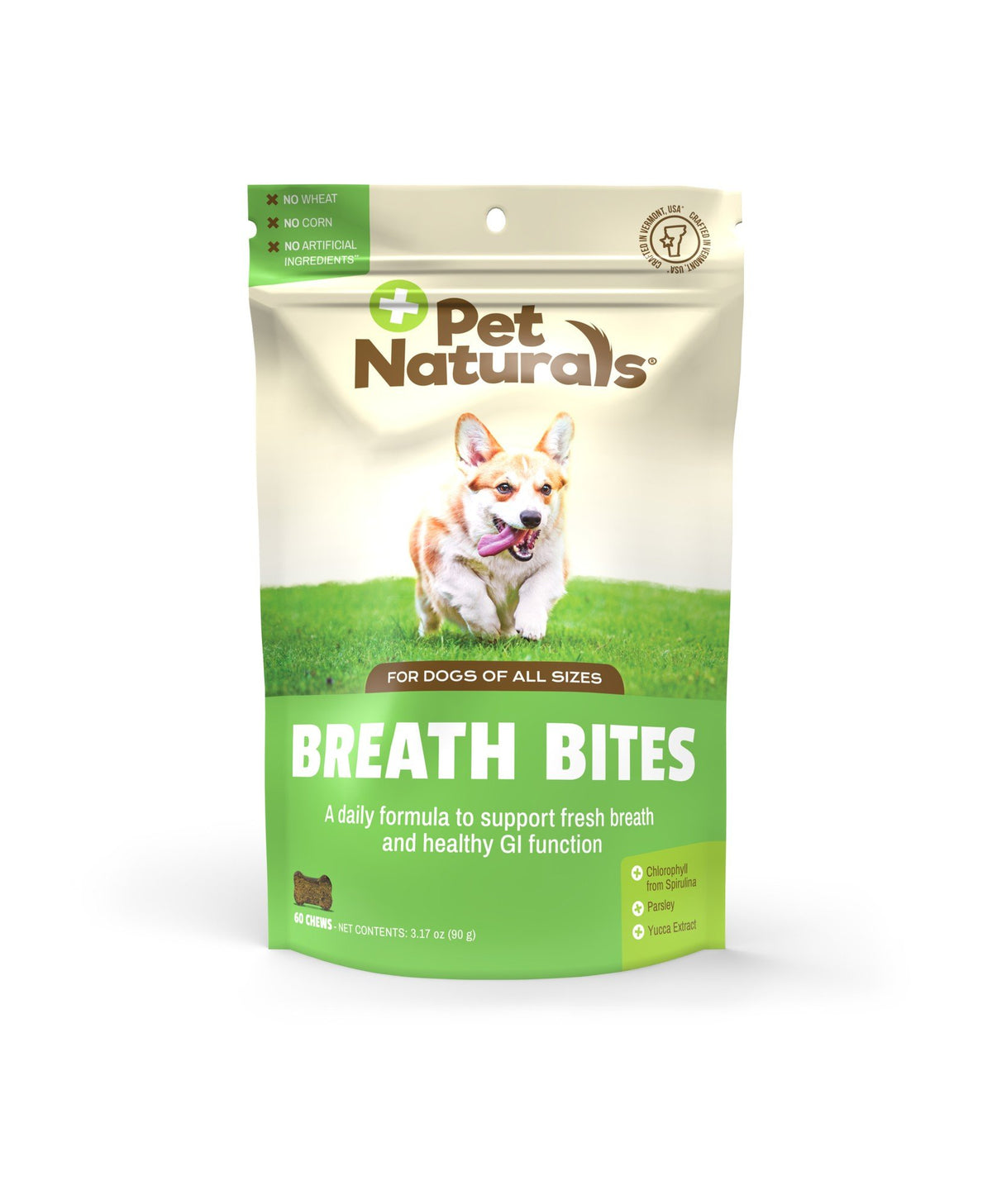 Pet Naturals Of Vermont Breath Bites for Dogs Chew 60 Chewable