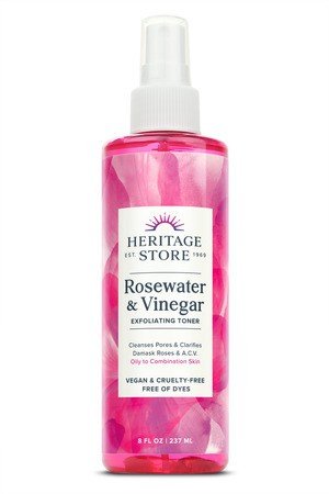 Heritage Store Rosewater Vinegar 8 oz Spray