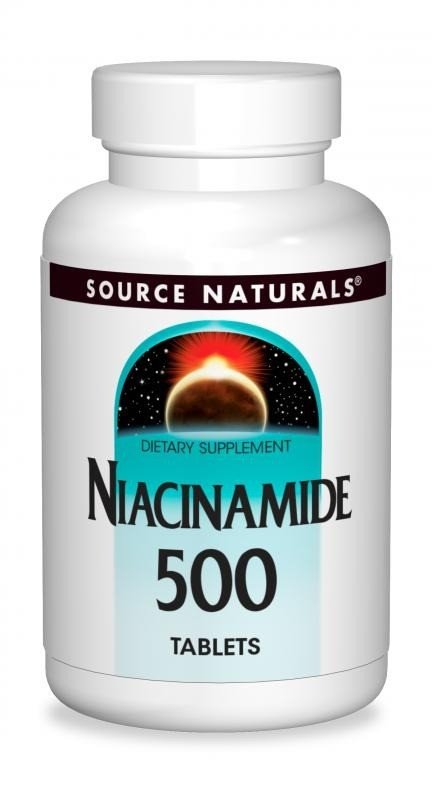 Source Naturals, Inc. Niacinamide 500 mg 120 Tablet