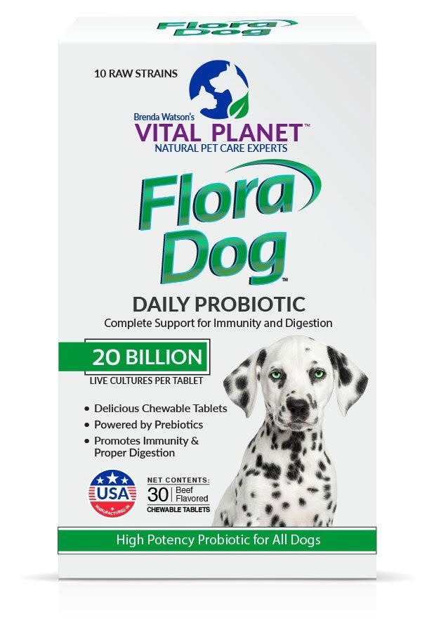 Vital Planet Flora Dog 20 Billion 60 Chewable