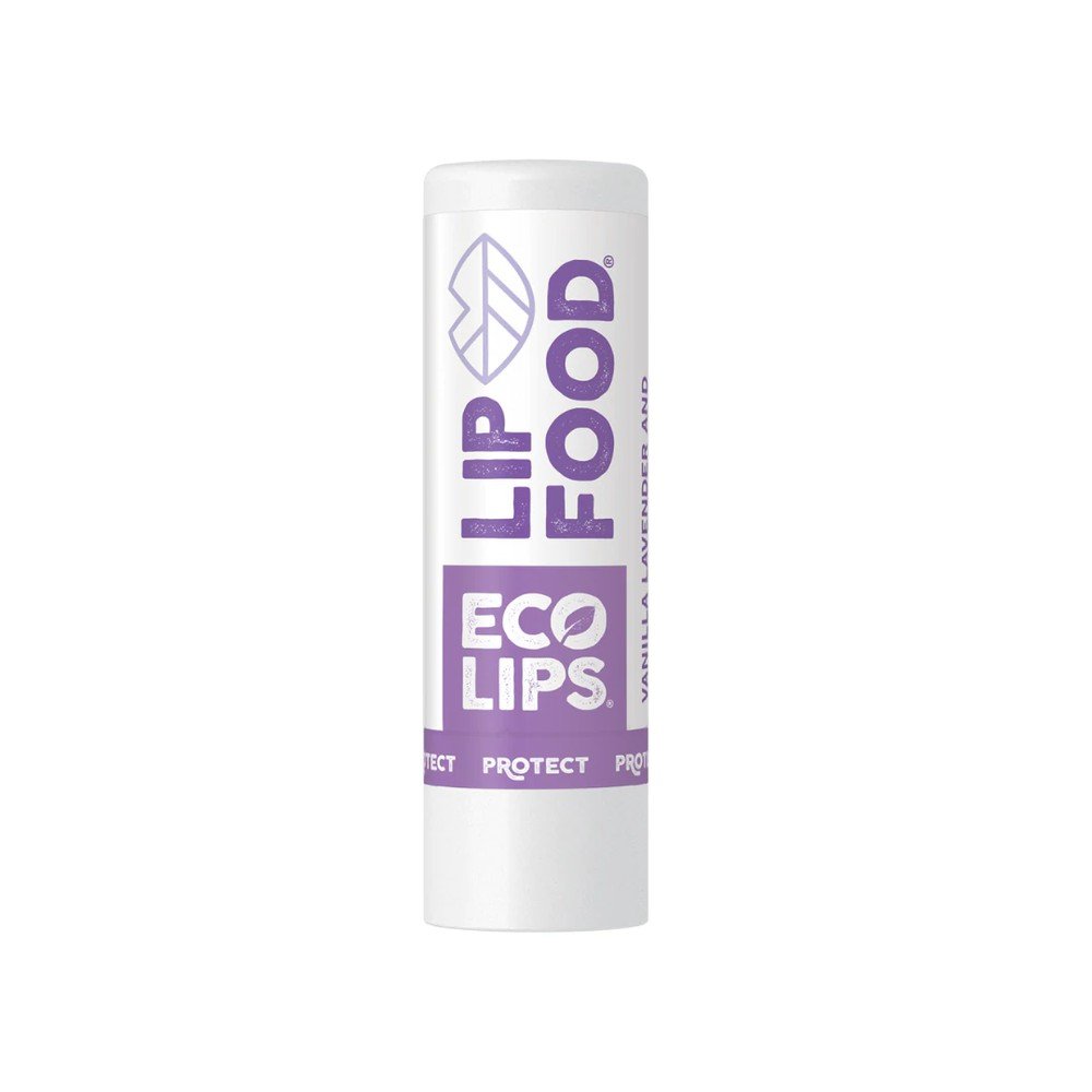 Lip Food Protect | Eco Lips | Vanilla Lavender | Lip Balm | Chapstick | 0.15 ounces | VitaminLife