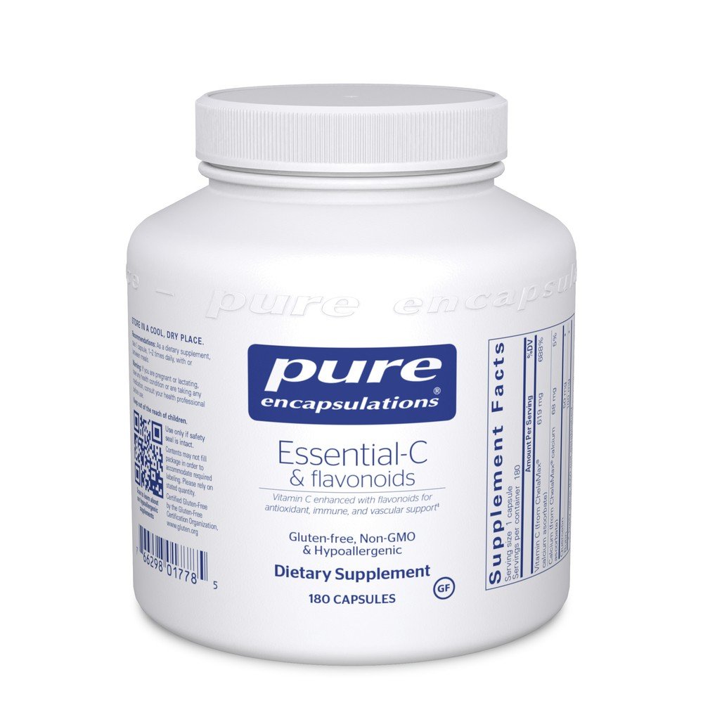 Pure Encapsulations Essential- C &amp; Flavonoids 180 Capsules