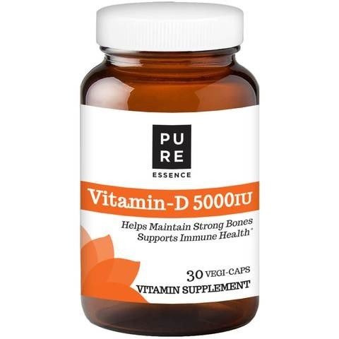 Pure Essence Labs Vitamin D 5000 IU 30 Capsule