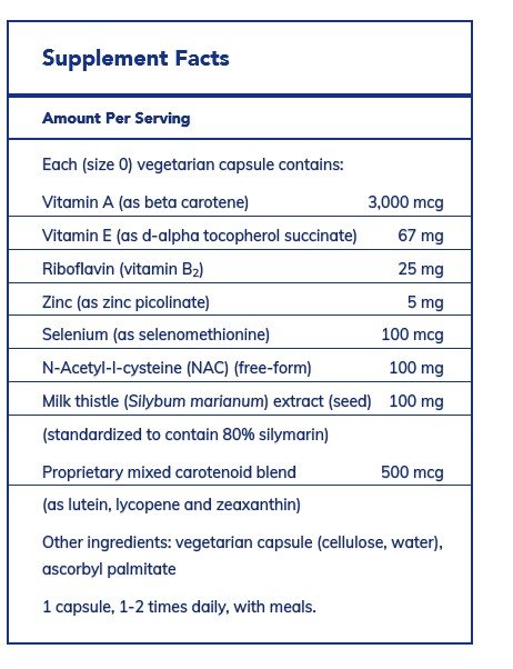 Pure Encapsulations Antioxidant Formula 120 Capsule