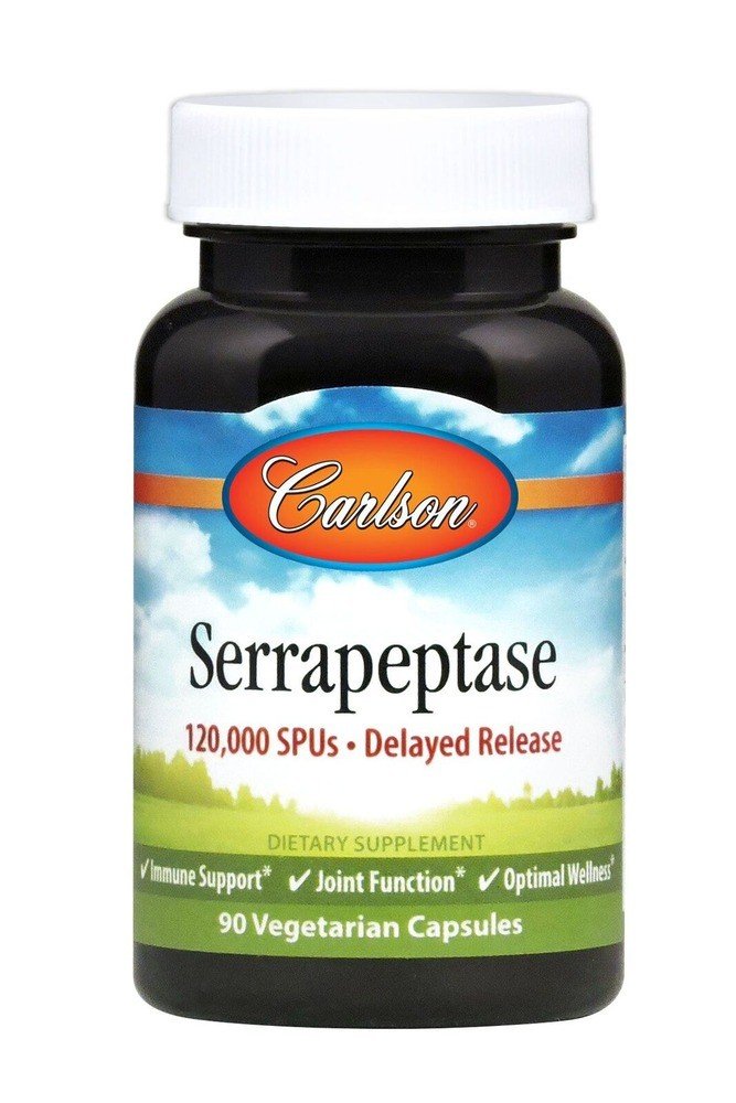 Carlson Laboratories Serrapeptase 90 Capsule