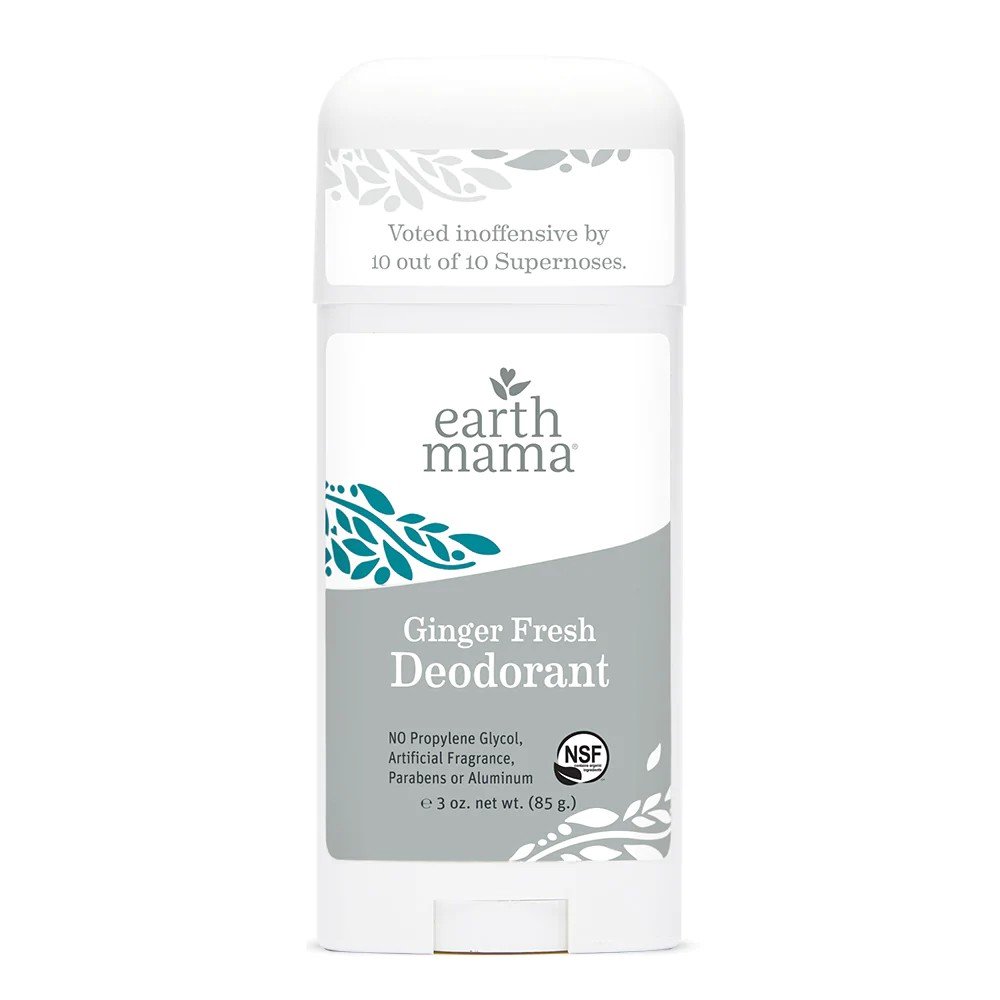Earth Mama Organics Ginger Fresh Deodorant 3 oz Stick