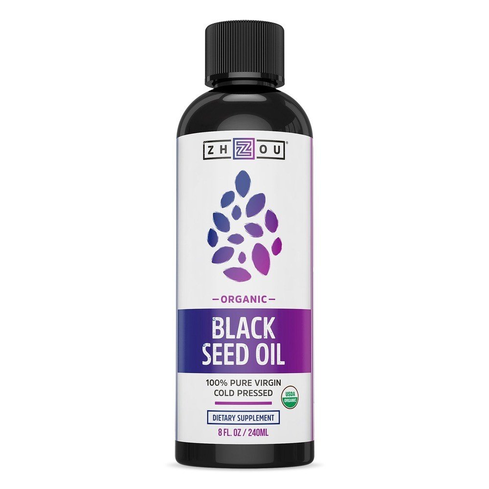 Zhou Nutrition Black Seed Oil Organic 8 oz Liquid