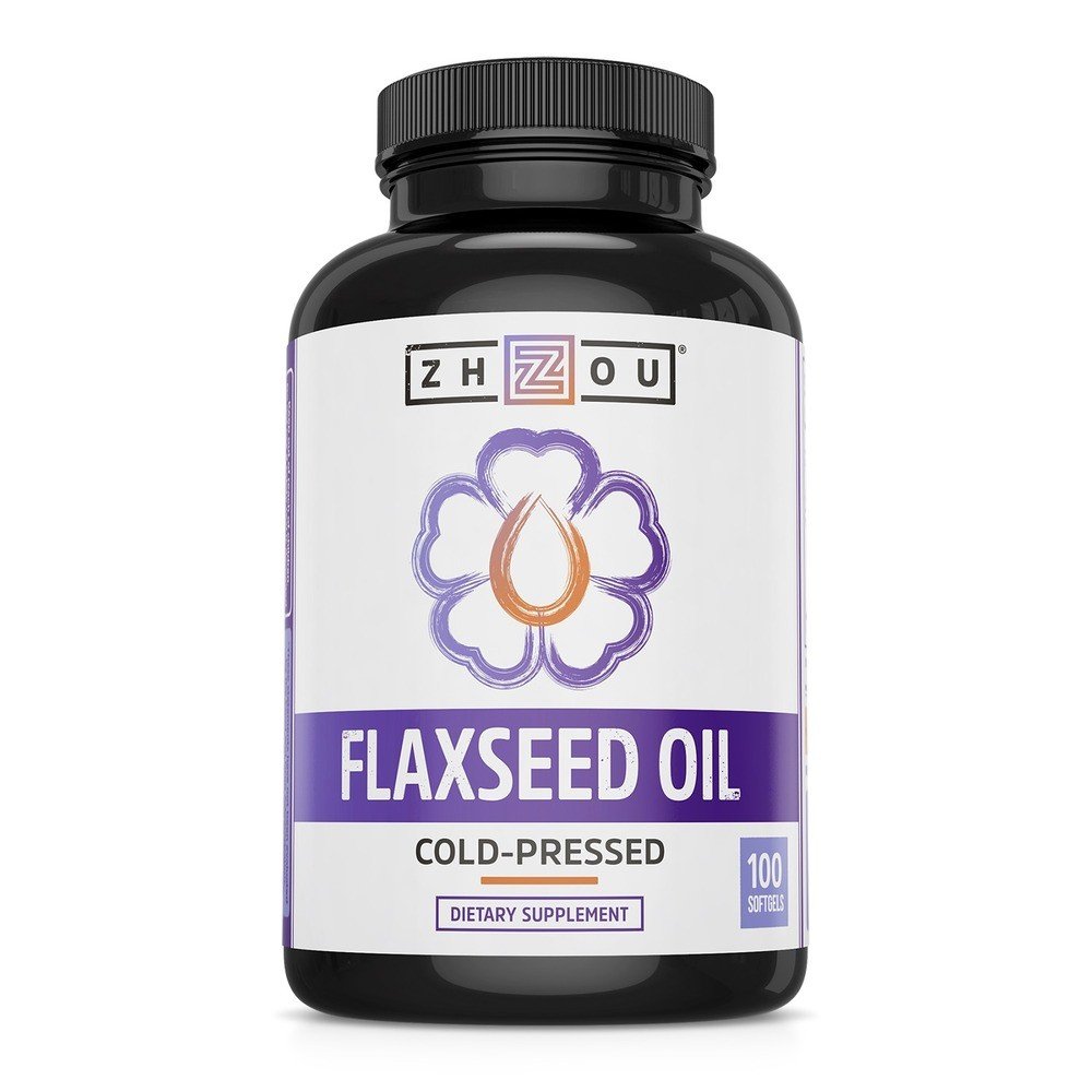 Zhou Nutrition Flaxseed Oil 100 Softgel