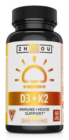Zhou Nutrition D3 + K2 60 VegCap