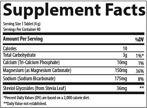 Trace Minerals Magnesium Effervescent Tablets Orange 8 Tubes Box