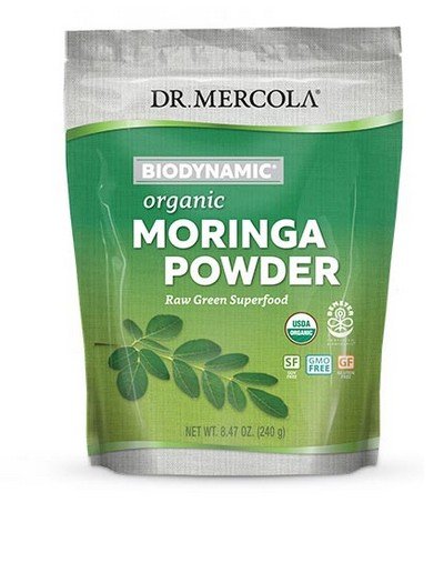 Dr. Mercola Organic Biodynamic Moringa Powder 8.46 oz Powder