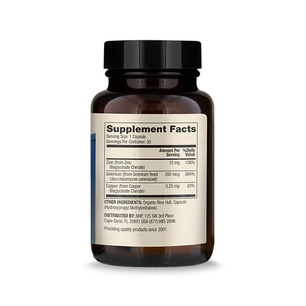 Dr. Mercola Zinc with Selenium 30 Capsule