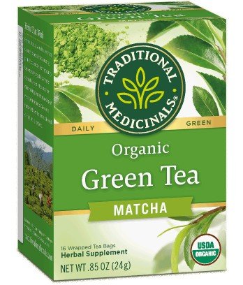 Traditional Medicinals Organic Green Tea Matcha Tea 16 Bag