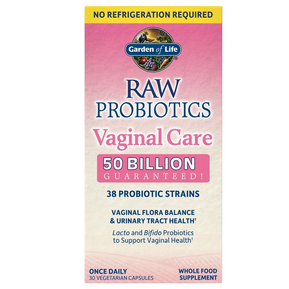 Garden of Life Raw Probiotics Vaginal Care Shelf Stable 30 Capsule