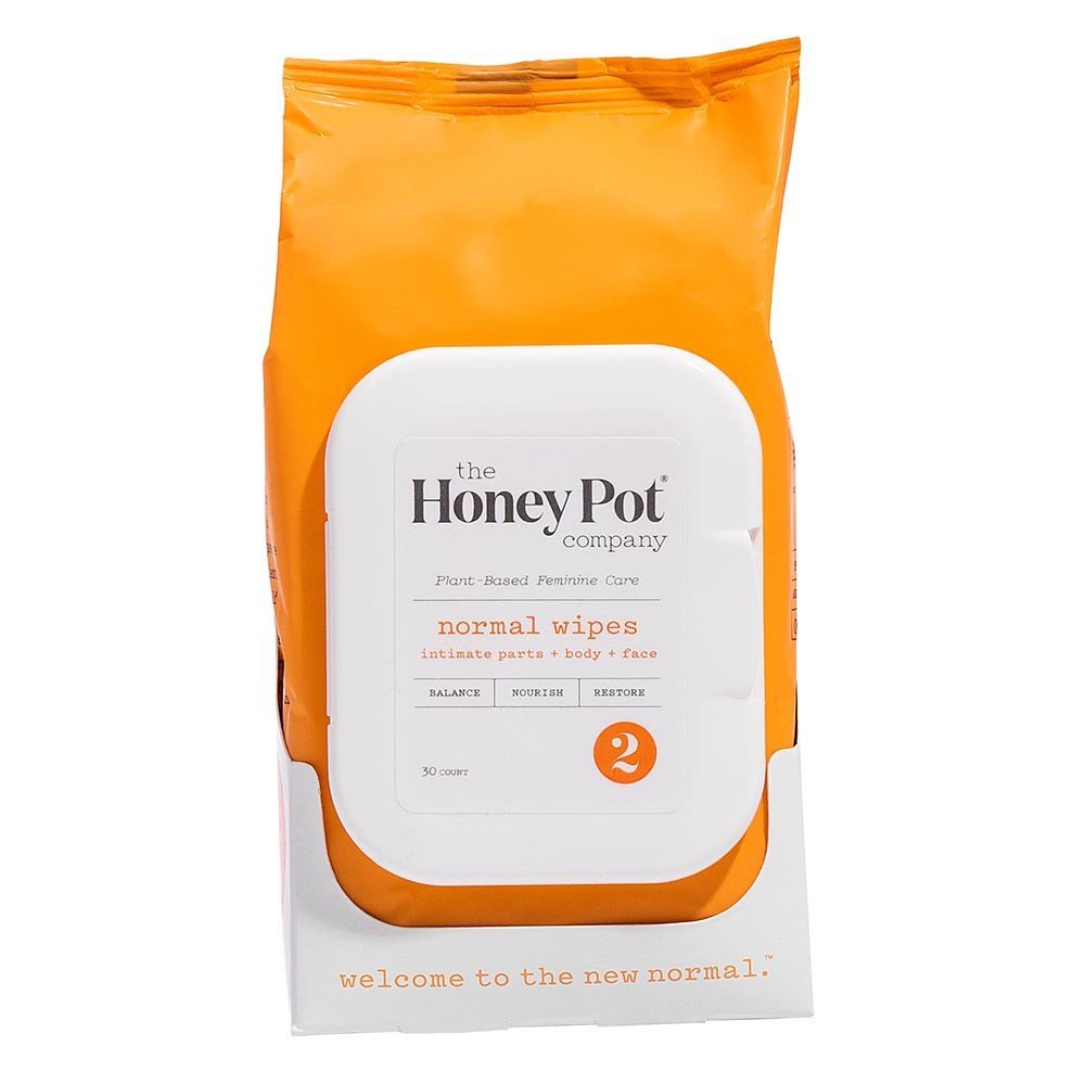 The Honey Pot Normal Intimate Daily Wipes 30 Count Pack