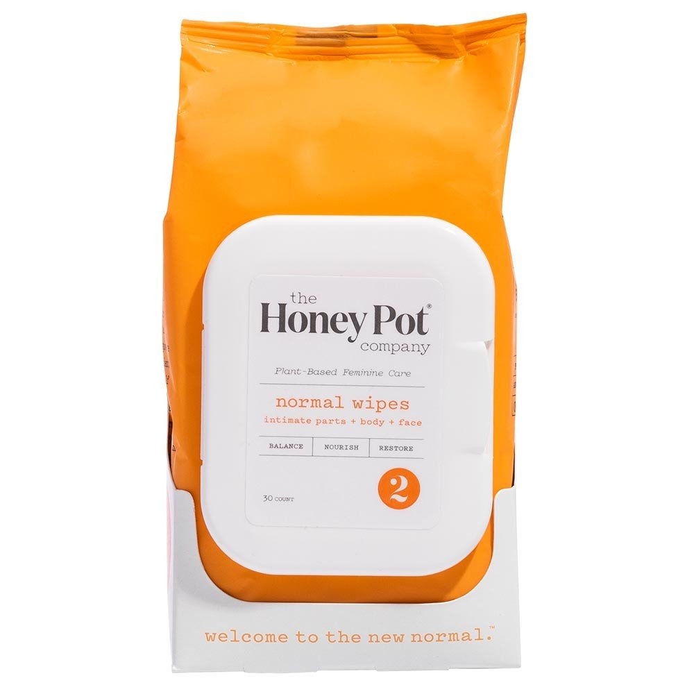 The Honey Pot Normal Intimate Travel Daily Wipes 15 count Pack