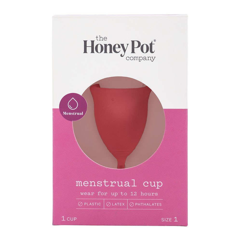 The Honey Pot Silicone Menstrual Cup Size 1 1 Box