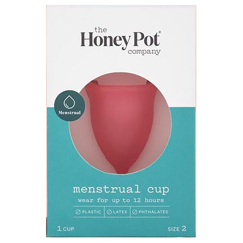 The Honey Pot Silicone Menstrual Cup Size 2 1 Box