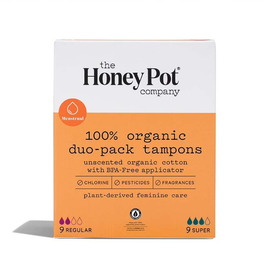 The Honey Pot Duo-Pack with Bio-Plastic Applicator 18 Pack