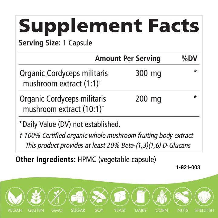 Pure Essence Labs MyPure Cordyceps 4X 60 Capsule