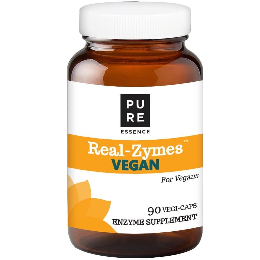 Pure Essence Labs Real-Zymes VEGAN 90 Capsule