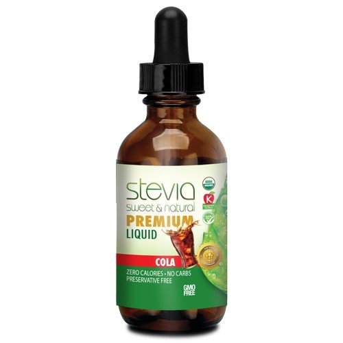 Stevia International Stevia Sweet &amp; Natural Cola 1 oz (30 ml) Liquid