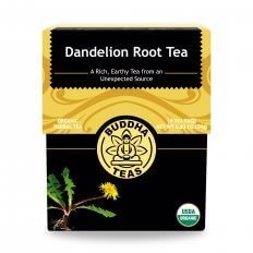 Buddha Teas Organic Dandelion Root Tea 18 Bags Box