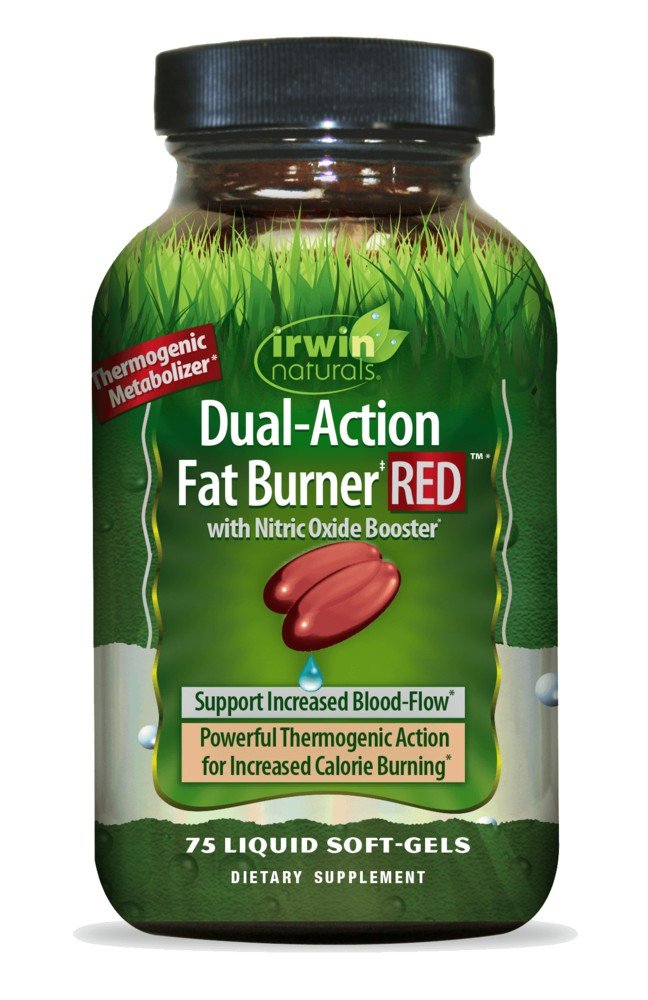 Irwin Naturals Dual-Action Fat Burner RED 75 Liquid Softgel