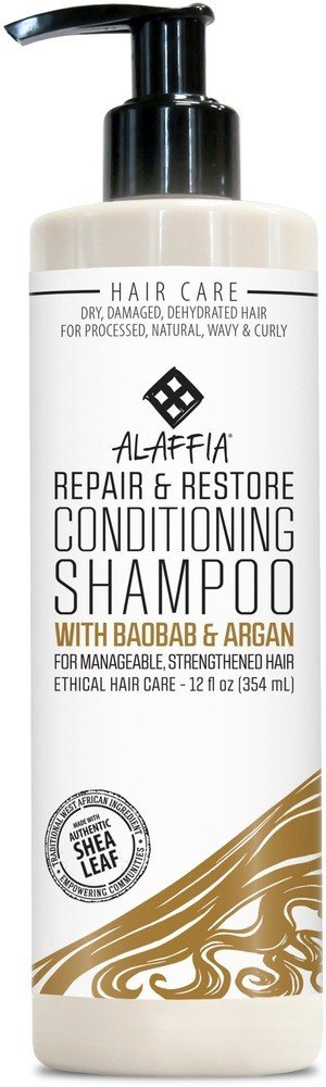 Alaffia Repair & Restore Conditioning Shampoo 12 oz Liquid