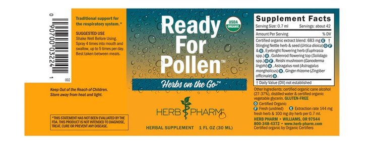 Herb Pharm Ready For Pollen 1 oz Spray
