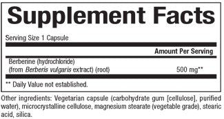 Natural Factors WellBetX Berberine 500mg 120 VegCap