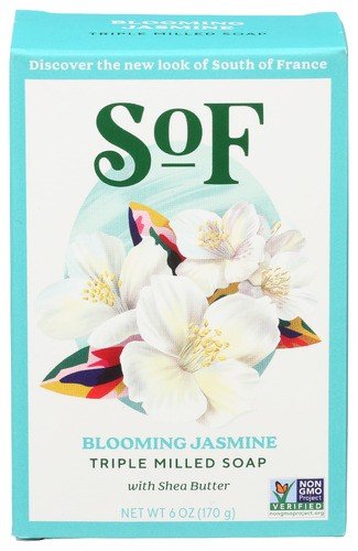 South of France French Milled Oval Soap Blooming Jasmine 6 oz Bar Soap