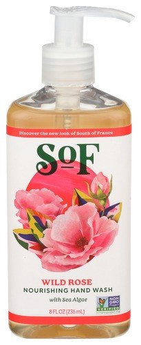 South of France Hand Wash Wild Rose 8 oz Liquid