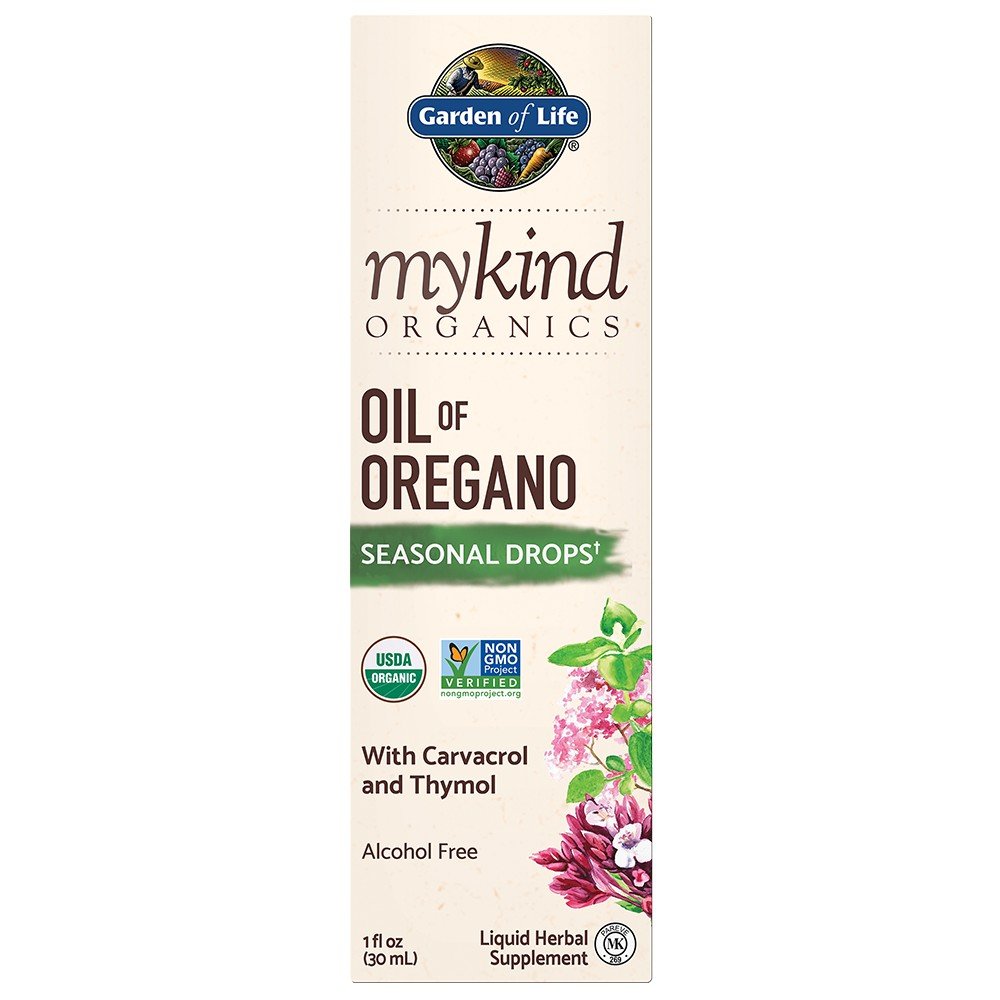 Garden of Life Mykind Organics Herbal Oregano Oil 1 oz Liquid