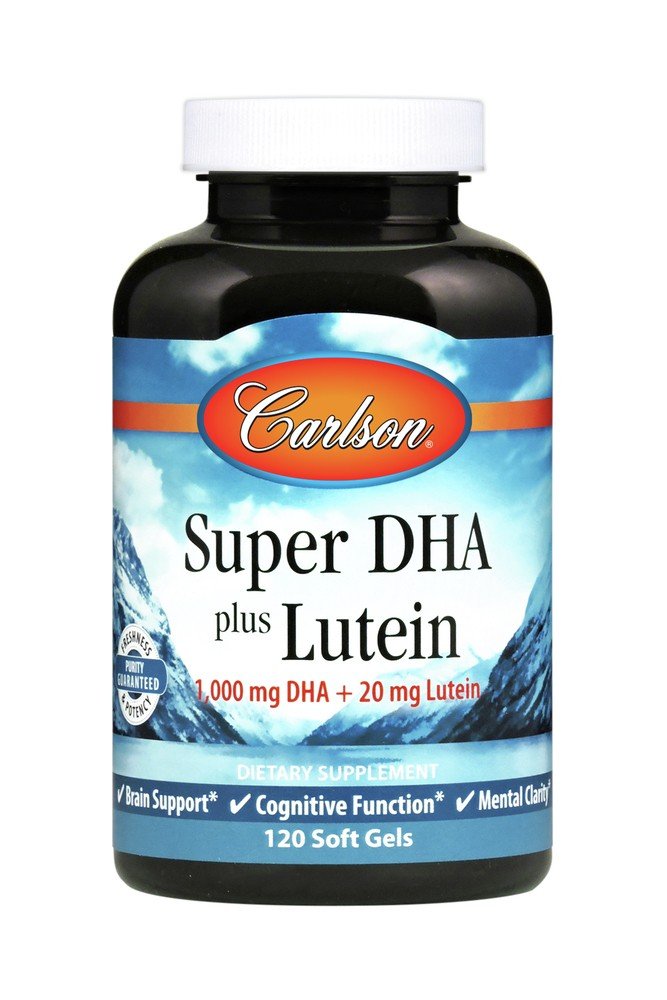 Carlson Laboratories Super DHA + Lutein 120 Softgel