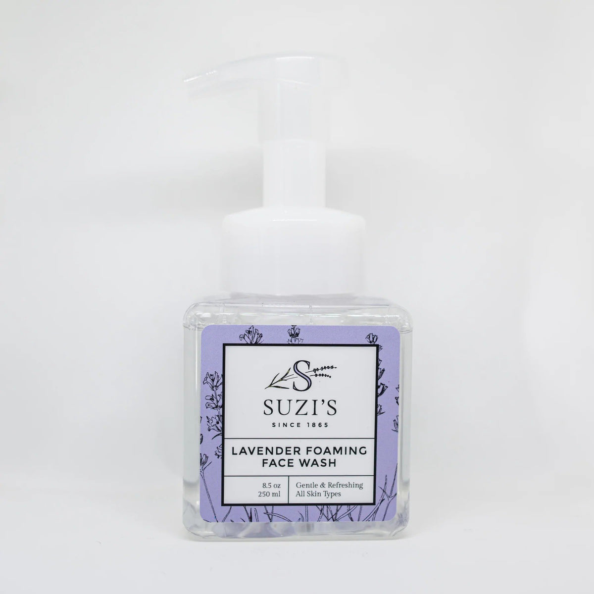 Suzi's Lavender Foaming Face Wash 8.5 oz Liquid