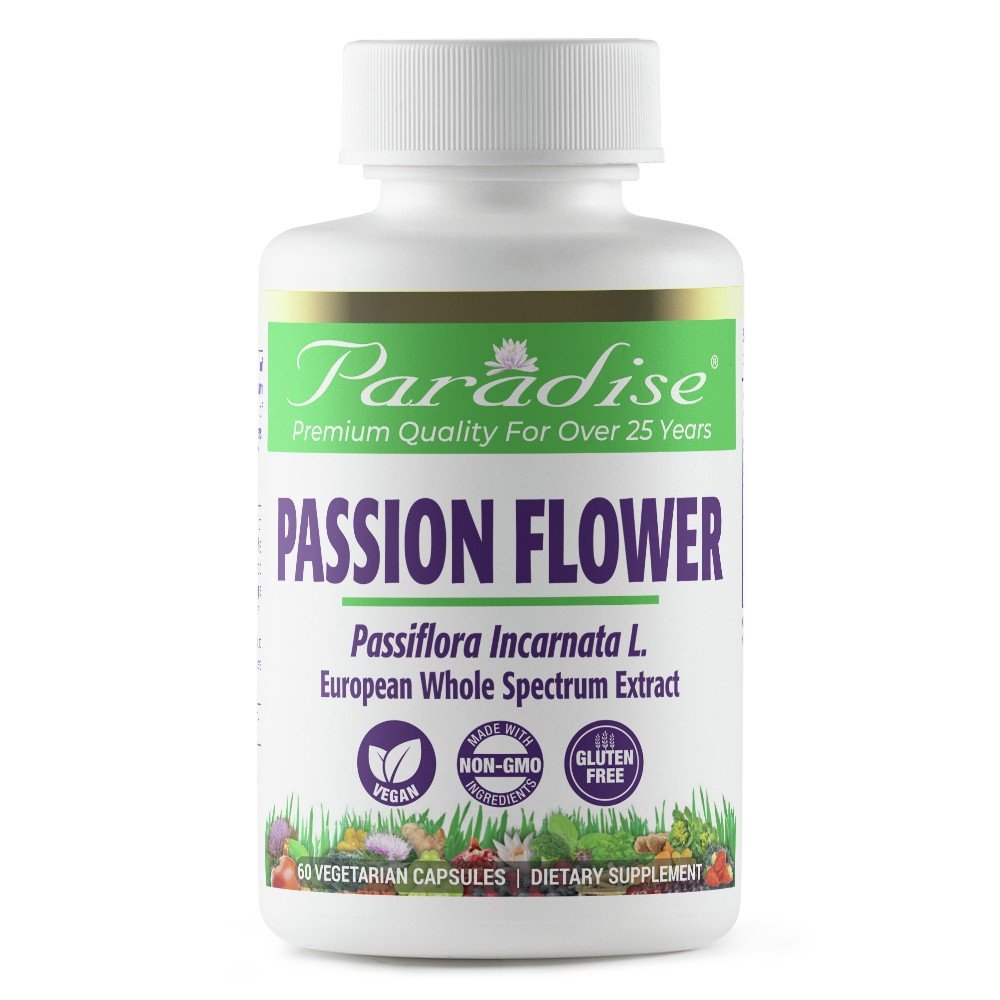 Paradise Herbs Passion Flower Extract 60 VegCap