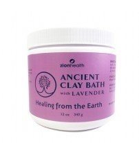 Zion Health Ancient Clay Bath Lavender 12 oz Container