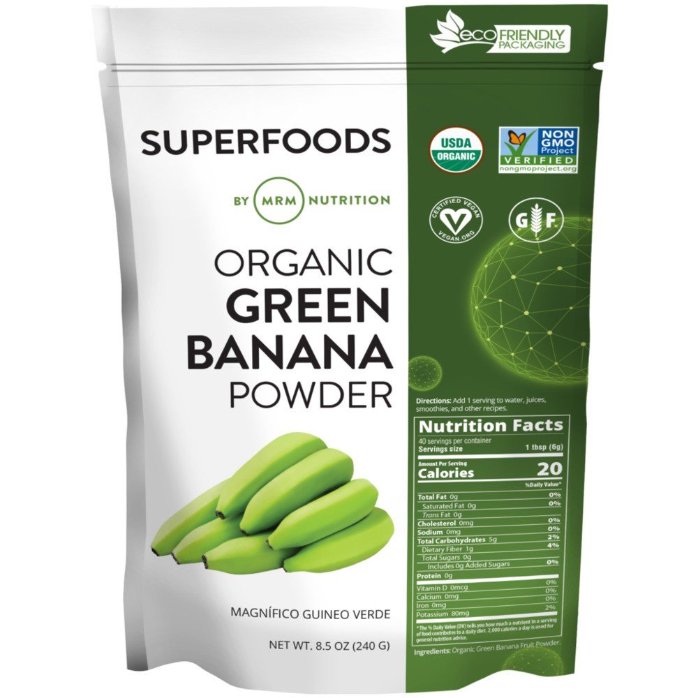 MRM (Metabolic Response Modifiers) Organic Green Banana Powder 8.5 oz Powder