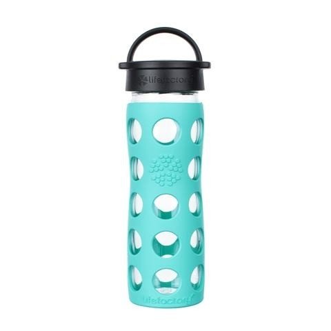 Lifefactory Glass Bottle Core 2.0 Sea Green 16 oz Bottle