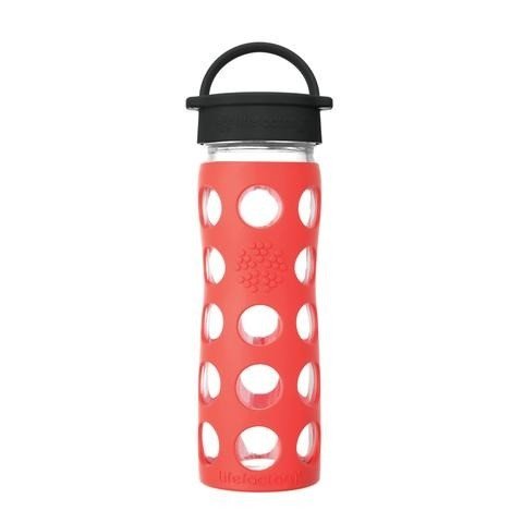 Lifefactory Glass Bottle Core 2.0 Poppy 16 oz Bottle